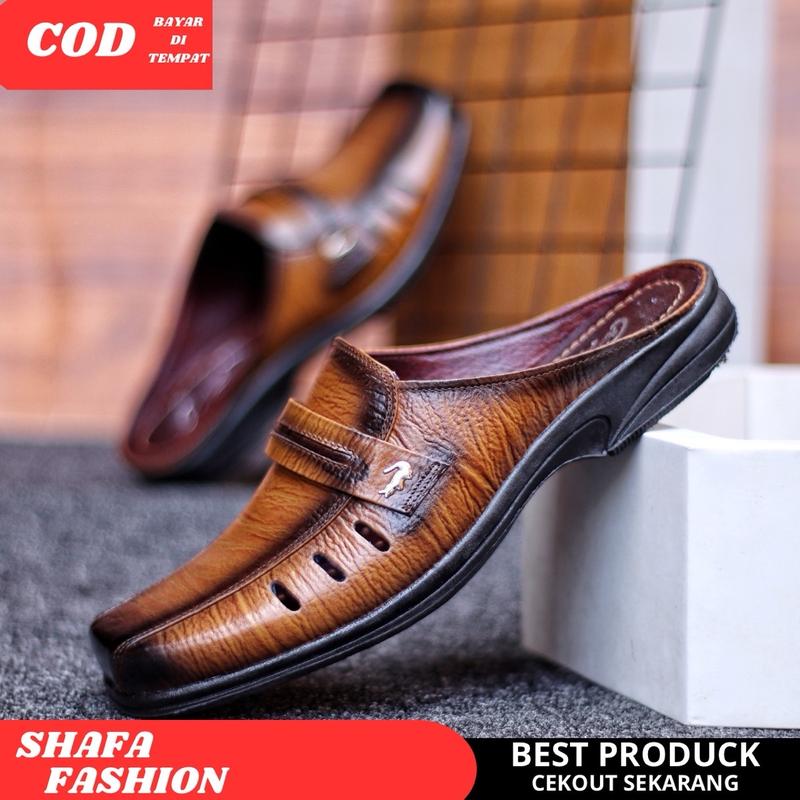 Sandal Sepatu Pria Dewasa Kekinian Bustong Sultan Casual Formal Murah Berkualitas 01 6