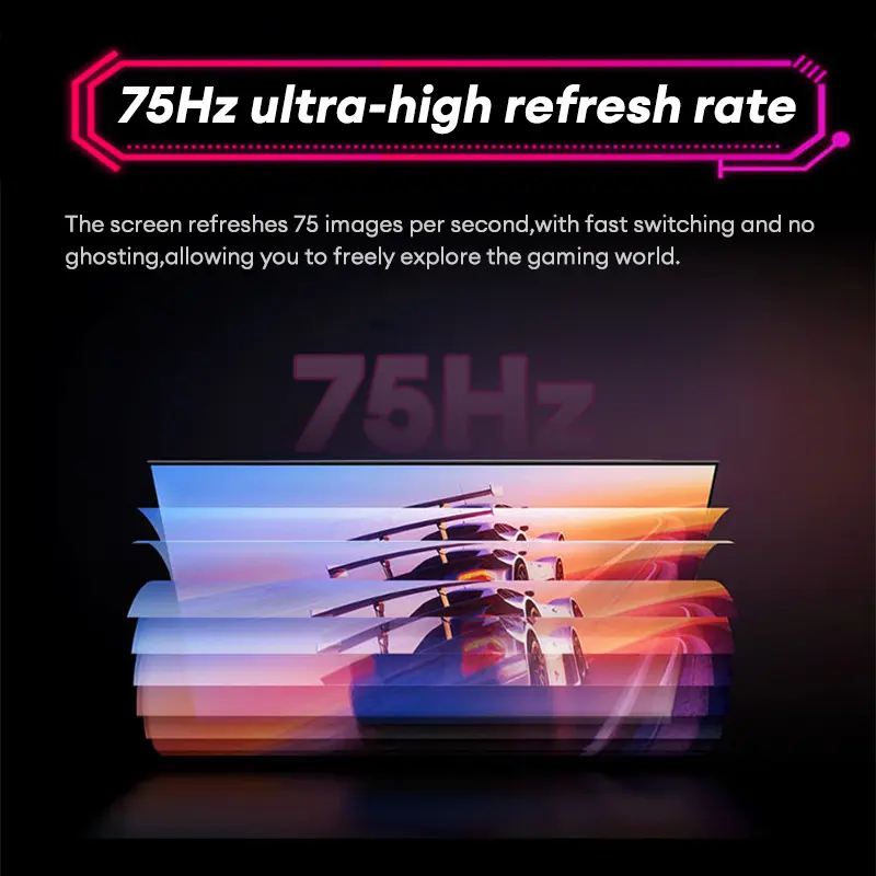 【EXPOSE】Monitor 22 Inch 75Hz pc Monitor gaming Full HD IPS New Monitor With HDMI VGA For Play PS3/PS4 3