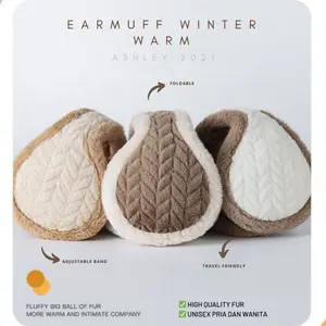 Earmuff Winter Unisex Earpack Anti Earfreeze Penutup Telinga Foldable Pria dan Wanita Dewasa Windproff Riding Korean Style