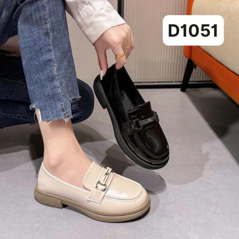  ISHOES - Giày Moca Nữ D1051 Đế Cao 3cm Thiết Kế sang Trọng Full Box Da Cao Cấp 