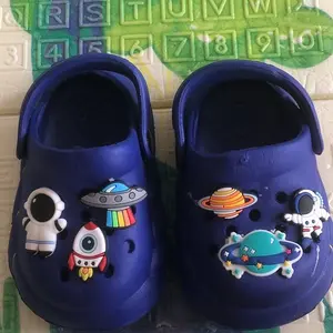 Sandal anak laki-laki bayi boys model astronot terbaru 8 bulan - 6 tahun - Aqmar store 01 Merah Biru