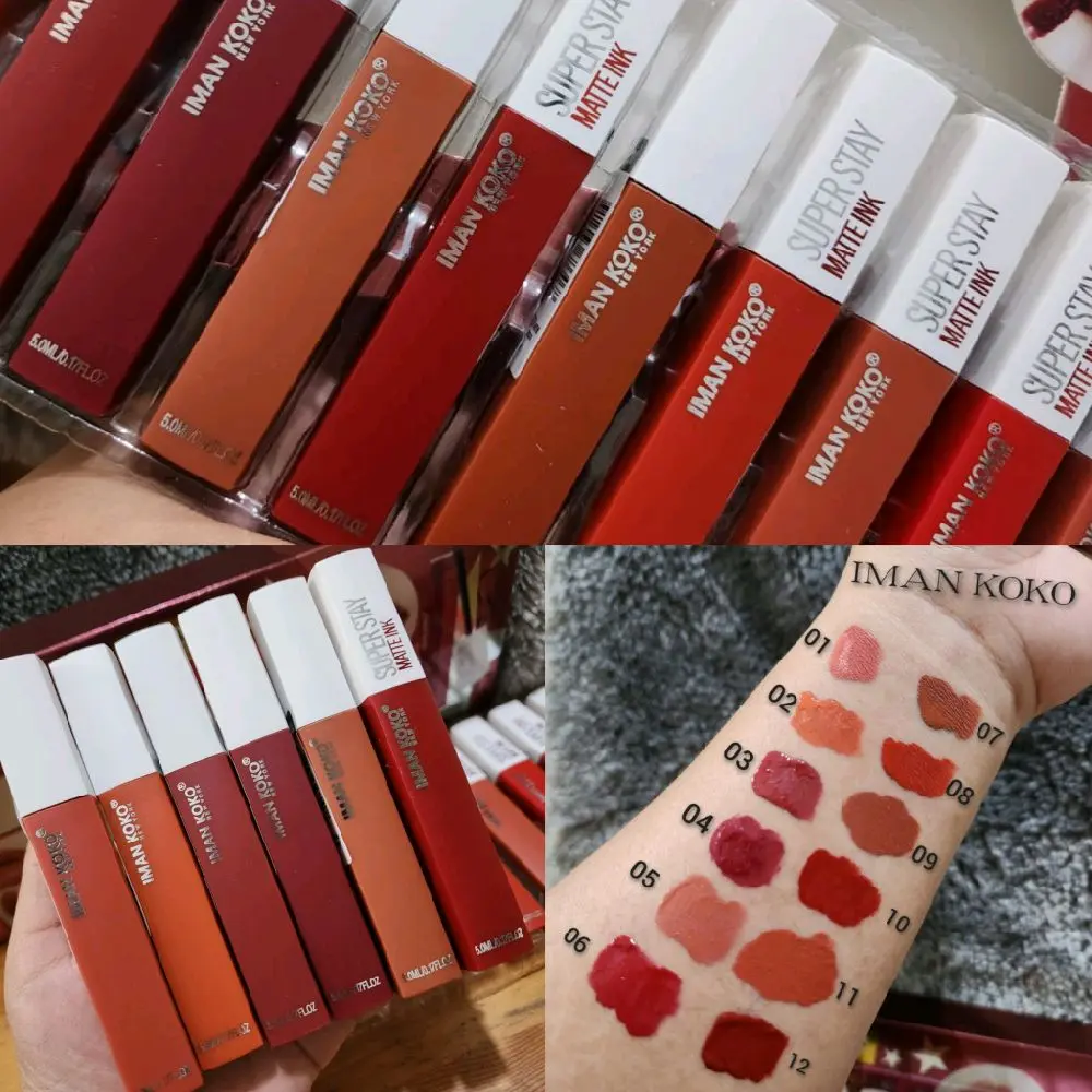 [HARGA PER 6PCS)]IMAN KOKO SUPERSTAY LIPCREAM MATTE
