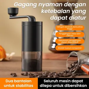 Alat Penggiling Kopi Manual Mesin Kopi Handy Coffee Bean Grinder Manual Mini Penggiling Penyesuaian Eksternal