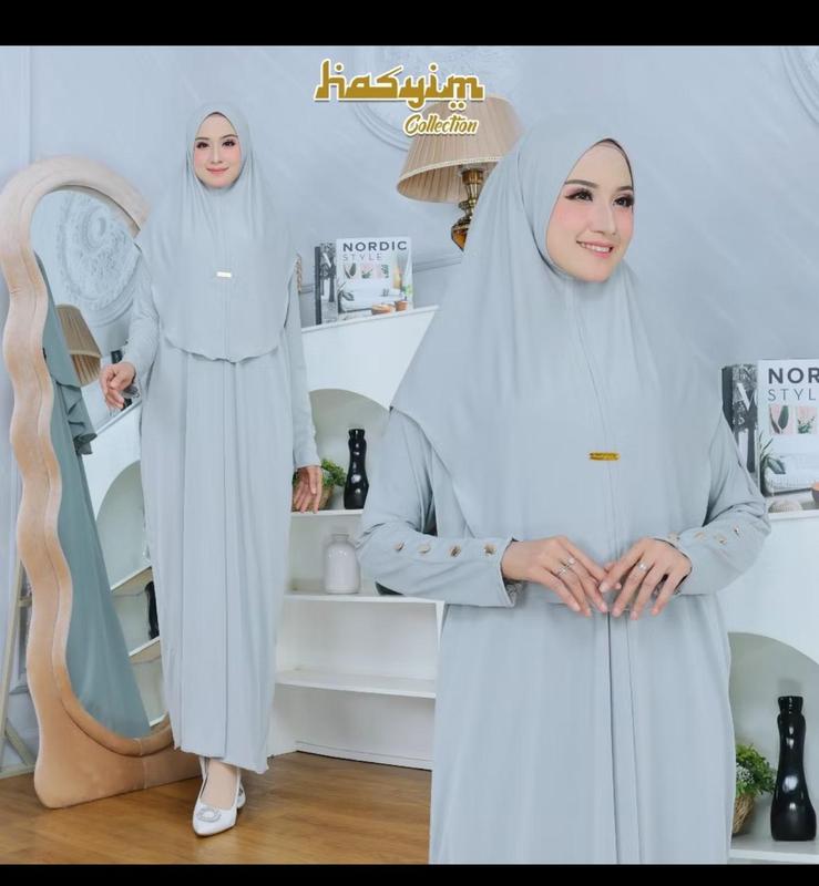 Gamis Set Syar'i Keyra Abaya Material Jersy!! 7