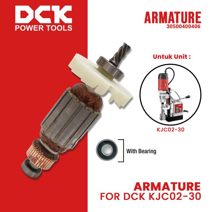 Gambar Armature/Angker untuk Bor Magnet KJC/DJC/AJC02-30 dari DCK Power Tools Indonesia Kota Administrasi Jakarta Barat Tokopedia