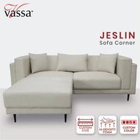 Gambar Sofa SUdut Jeslin Sofa Corner Sofa L Minimalis By Vassa dari Vassa Sofa & Home Kab. Bogor 3 Tokopedia