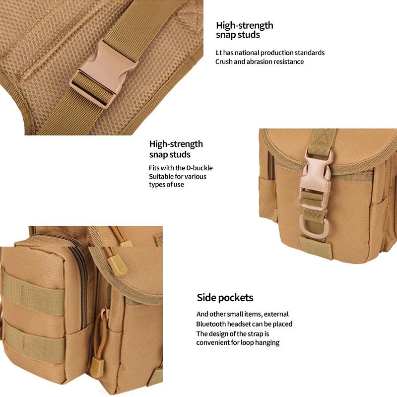 Product Introduction of [Born Youth]1PC Fashion Waterproof Casual Single Shoulder Slung Sports Leg Pocket 18