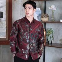 Promo Swipe Up Kemeja Batik Pria Katun Modern Slimfit Lengan Panjang ...