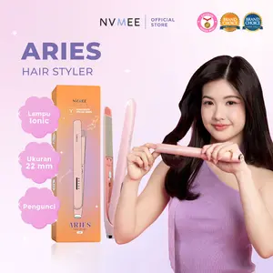 NVMEE - ARIES Catokan Rambut Slim & Elegant Hair Styler Catokan Curly Blow Lurus