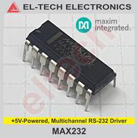 Gambar MAX232 MAX232CPE MAX 232 232CPE 5V-Powered, Multichannel RS-232 Driver dari ELTECH online Kota Surabaya 1 Tokopedia