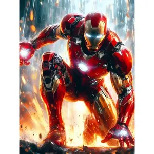Marvel Iron Man membuat penampilannya yang tampan, penutup dinding, ruang tamu, pintu masuk, kantor, ruang belajar, permadani dekorasi kamar tidur