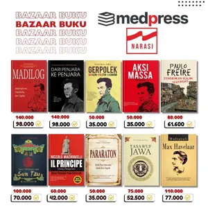 Bazaar Buku Promo Narasi Media Pressindo| Madilog - Aksi Massa - Dari Penjara ke Penjara - Sastra Klasik - Budaya Jawa