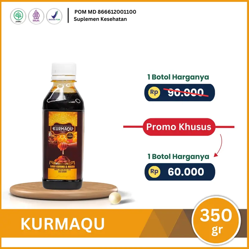 Kurmaqu Atasi Asam Lambung Nyeri Lambung Maag Kronis dari Sari Kurma dan Madu obat  asam 3