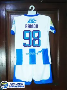 JERSEY PERSIB RAMON ANAK LAKI LAKI | SETELAN BOLA PANGERAN BIRU 7-13 THN | KAOS SUPPOTER BOBOTOT