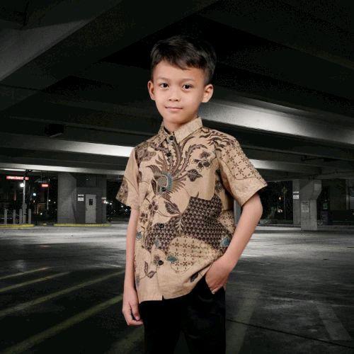 BAJU BATIK ANAK VIRAL MOTIF TERBARU/ATASAN BATIK ANAK BAHAN KATUN PRIMA 3