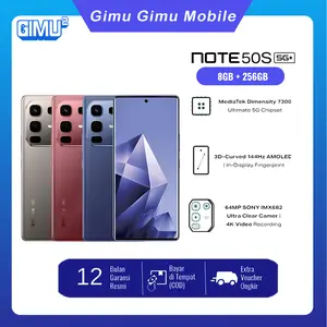 Infinix Note 50S 5G+ 8/256GB - Up to 16GB Extended RAM - Dimensity 7300 Ultimate - 6.78” 3D Curved FHD+ Amoled - 64MP OIS - 5200 mAh - NFC