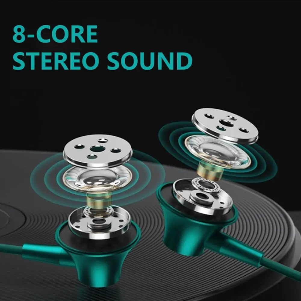 In-Ear Game Headphones Durable Wired Type-C Earphones 3.5mm With Mic Music Earbud for Xiaomi/Huawei/IPhone/Karaoke