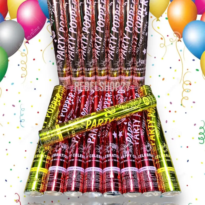 Confetti Party 30cm untuk Pesta Ulang Tahun dan Pernikahan - Cara Penggunaan Mudah Diputar 2