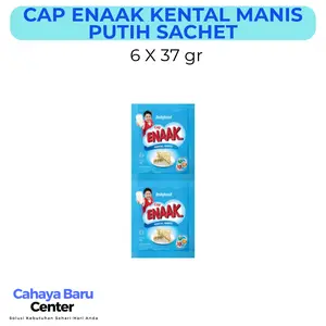 CAP ENAAK Krimer Kental Manis Putih Sachet 6 X 37 g