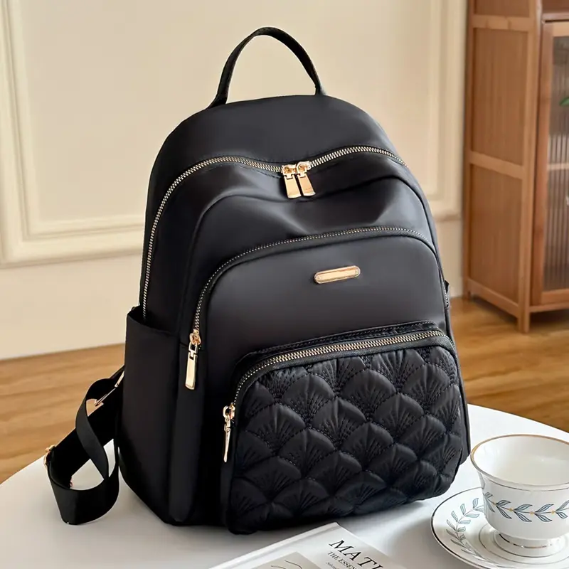 Tas Ransel Wanita nylon Fashion Korea Style Terbaru 2025 Backpack Wanita Kekinian Tas Punggung Wanita - Warna Hitam, Pink, Navy, Merah