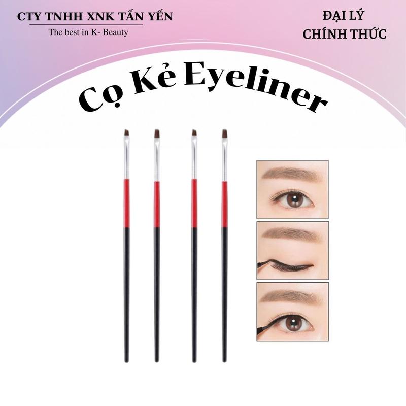 [ĐEN ĐỎ] Cọ Nhỏ Kẻ Mắt Eyeliner / Kẻ Bọng Mắt