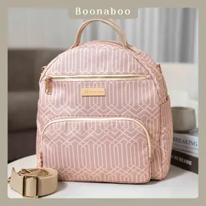 TAS BAYI MULTIFUNGSI | DIAPER BAG | BOONABOO SERENE DIAPER BAG BLUSH