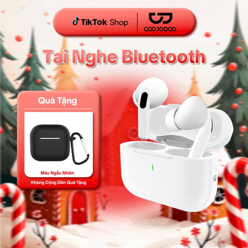   GOOJODOQ  Tai nghe Bluetooth mới 2024  giảm tiếng ồn  chất lượng cao thời gian nghe 3-6h. âm thanh chân thực cảm ứng chạm Nhét Tai Nghe Nhạc Earphone 