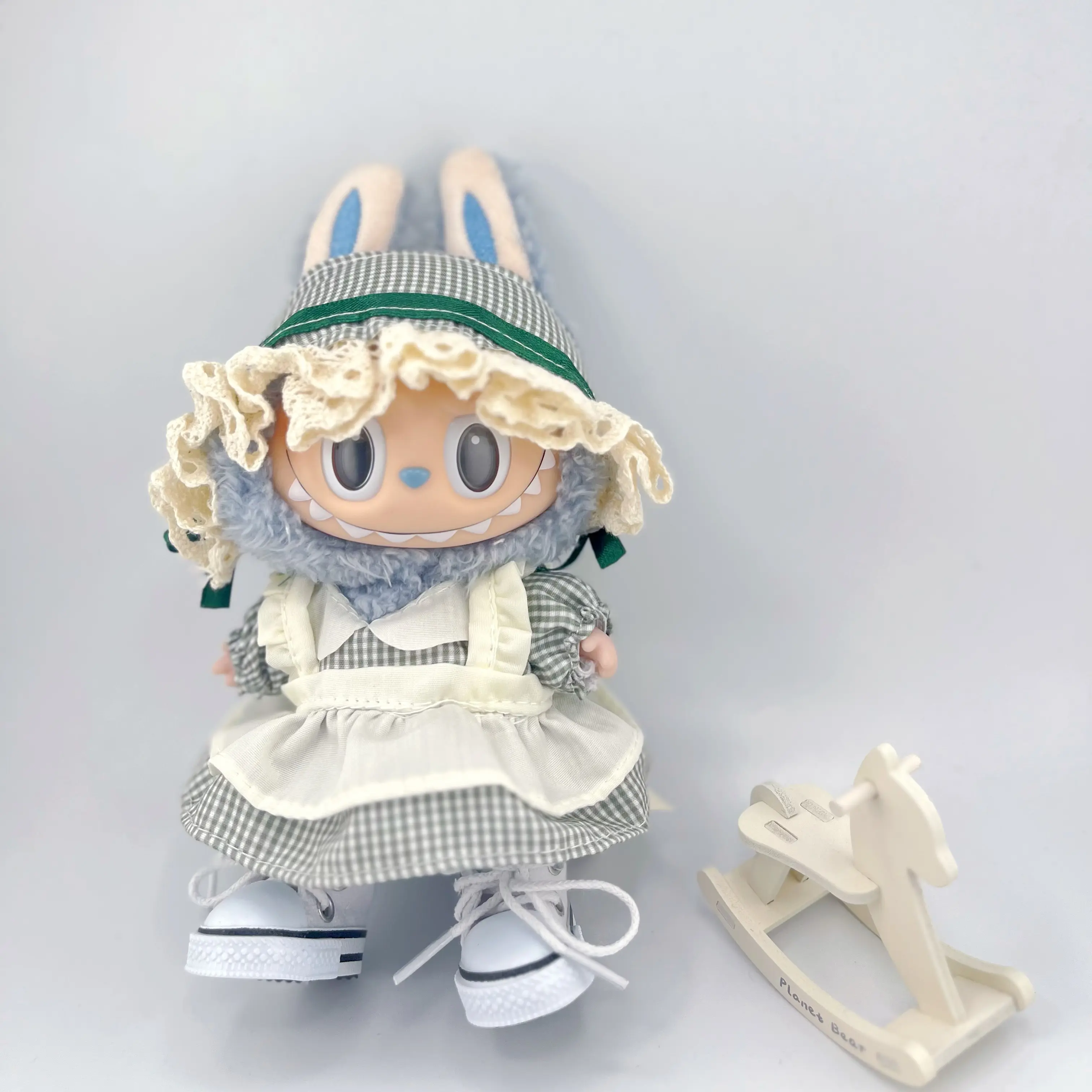 17cm Rab Cloth Doll Dress Princess Puffy Skirt Dopamine Maid Dress