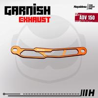 Gambar Hayaidesu Garnish Knalpot ADV 150 - Garnish Aksesoris Full CNC Anodize - MERAH dari Hayaidesu Indonesia Kab. Tangerang 4 Tokopedia