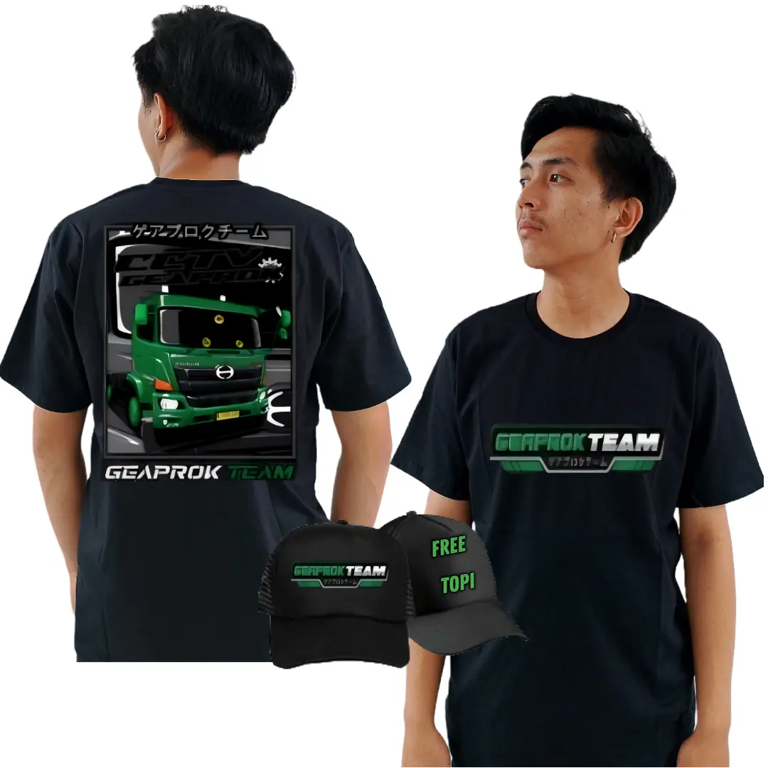 KAOS DESAIN SABLON GEAPROK TEAM KEREN SABLON KUALITAS PREMIUM READY SIZE S-XXXL BONUS TOPI