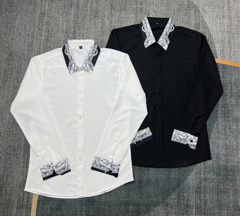  Áo sơ mi nam boy phố tay ngắn tay dài vải lụa mềm mịn co giãn trẻ trung sang trọng mẫu-MỸ LINKSHOP Menswear Cổ bẻ Tre Cổ Tròn 