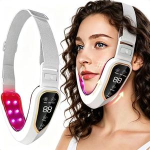 Dispositivo eliminador de papada, 5 modos y 12 niveles de intensidad, elevación e reafirmación inteligente de la piel, cuidado de la piel para mujeres, dispositivo de belleza