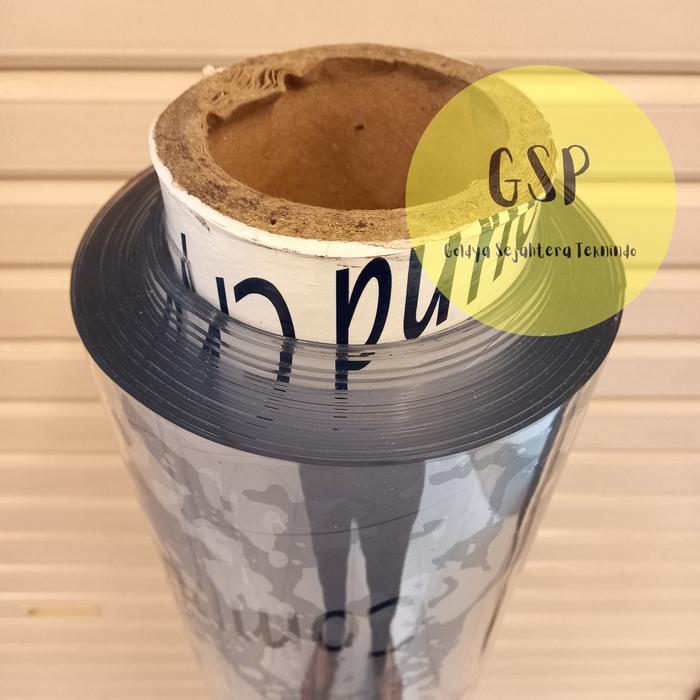 Plastik Mika Lentur PVC 1mm x 120cm x 100cm - Mika Plastik Bening