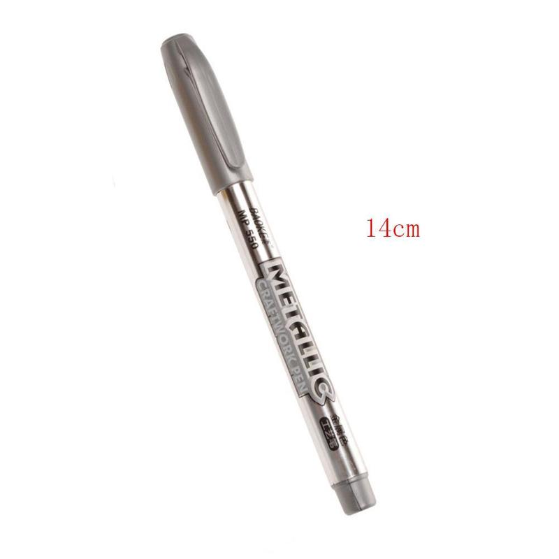 Product Introduction of 1pcs Craft Pen Marker Pen Signature Pen Metallic Luster Signature Quality Durable Constant Good W3O9 18