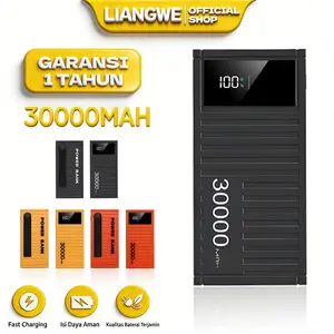 LIANGWE LENTIVEN Powerbank 30000 mAh Mini Fast Charging LED DISPLAY