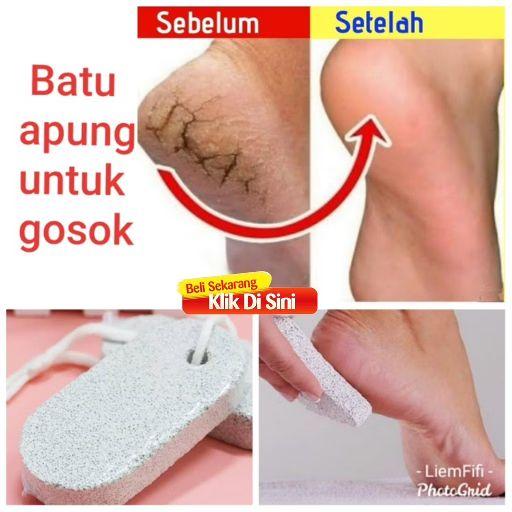 Batu Apung Alami Batu Gosok kaki Foot Scrub Natural Pumice Stone Penghilang Daki Kulit Mati Tumit
