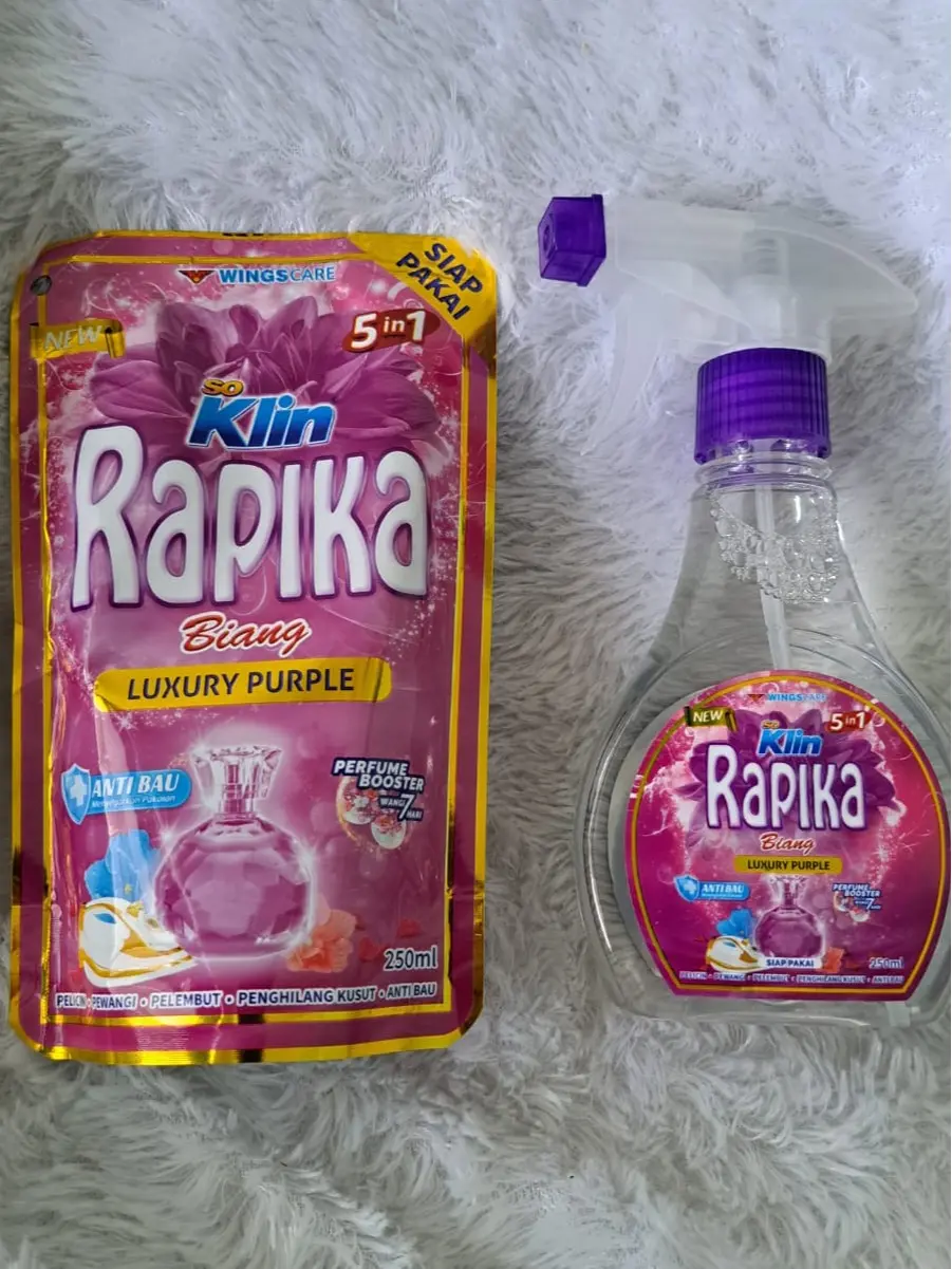 Rapika UNGU  Pelicin Pakaian  5 In 1 - 250Ml / PELICIN PAKAIAN BIANG