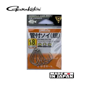 Kail Pancing Hook Gamakatsu Soi Ring Eye Japan Ytgda