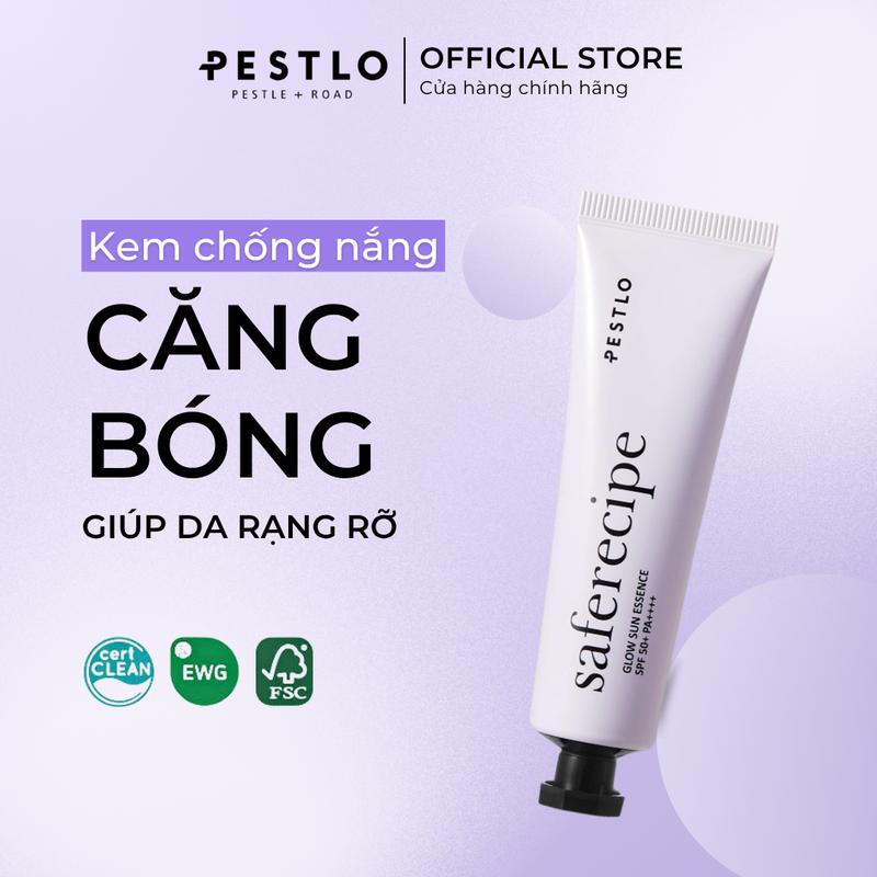   BẢN HOÁ HỌC - CĂNG BÓNG  Kem chống nắng PESTLO Saferecipe Glow Sun SP50+ PA++++ 