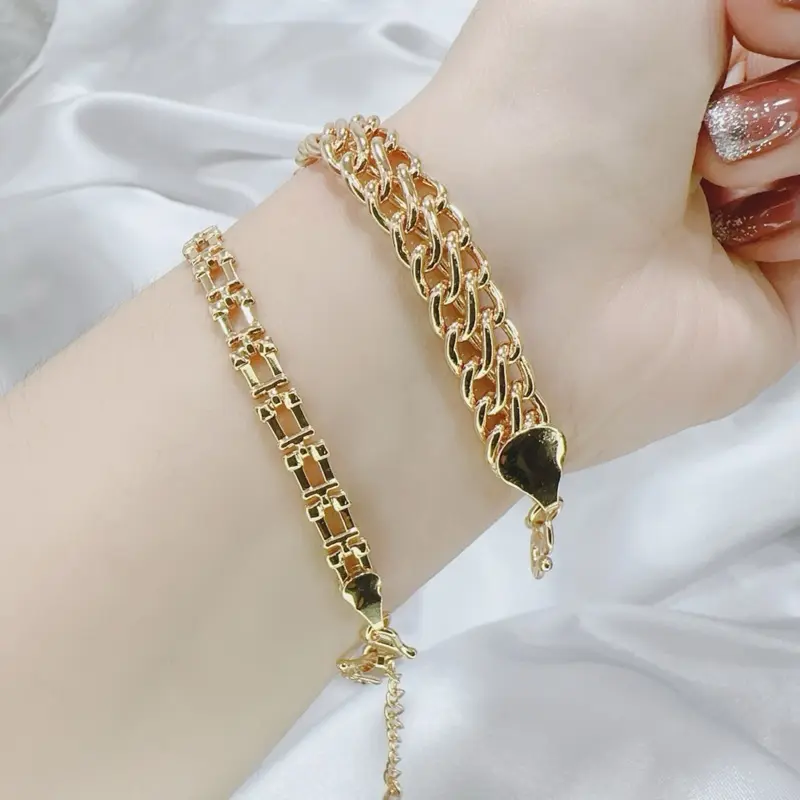 E26 {CO 2 Produk Apapun Free 1} G44 Perhiasan Lapis Emas Gelang koin perhiasan wanita xuping jewellery 1 0