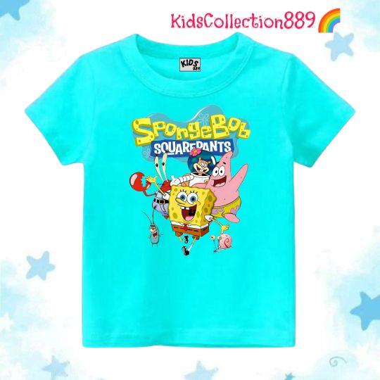Product Introduction of Kidscollection889 || T-shirt || Baju Kaos anak cewek cowok gambar Spongebob -02 11