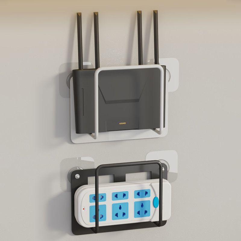 No-Drill Wall Mount Router Shelf - Adhesive WiFi Modem Storage Organizer,…