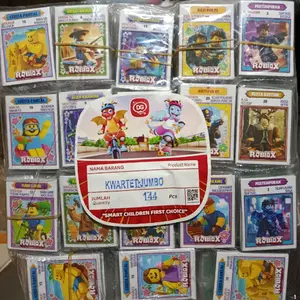 KUARTET DG Motif ROBLOX 1RENTENG 384 PCS/Kartu Tepukan Anak