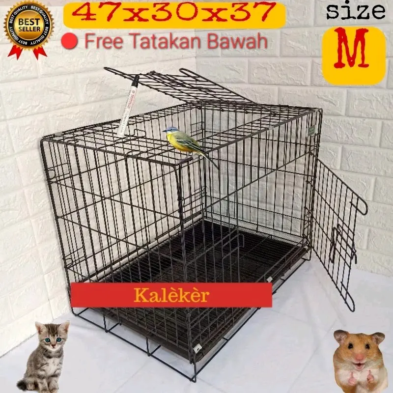 KANDANG KUCING MURAH SIZE M 47×30×37 0