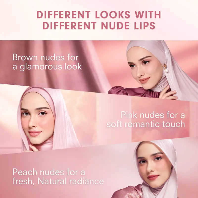 Instaperfect Suede Lip Matte (MLBB Nude Lip Cream, Cover Blurry, Transfer Resistant) 5
