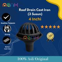 Gambar Roof Drain Cast Iron Type 3 Susun dia. 4'' inch dari aenk Kota Tangerang 1 Tokopedia