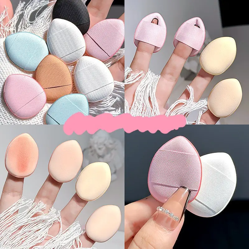 Unimese Spons Jari Puff Mini Spon Bedak Mini Sponge Makeup Concealer Spons Fondation
