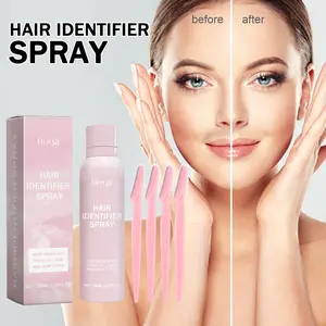 Hoygi Semprotan Penghilang Bulu Wajah yang Menenangkan, Membersihkan Kulit dan Melembutkan Rambut, Pembersihan Cepat, Semprotan Penghilang Bulu,Lembut dan Tidak Menyebabkan Iritasi