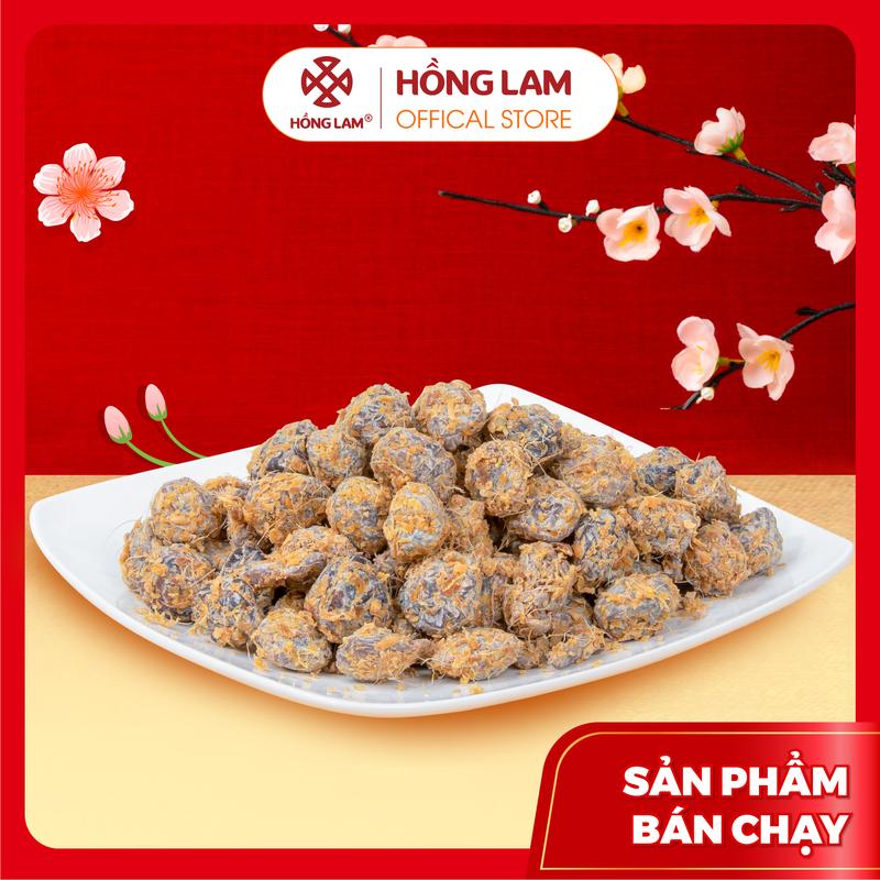  Ô Mai  Xí Muội  Mơ Gừng Đặc Sản Hồng Lam - Có hạt - Vị Chua Mặn Ngọt Dẻo Gừng  - Hộp  200gr 300gr 500gr  Gói  300g,500g  Ăn Vặt 