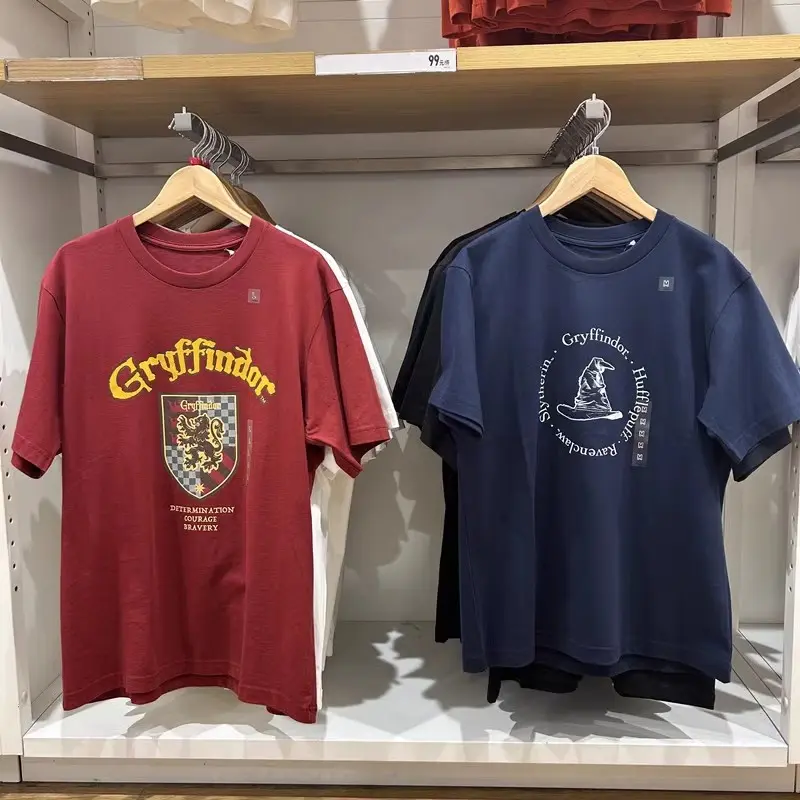 Men's and women's couple's Harry Potter printed short sleeved T-shirt 472891/472895/472892